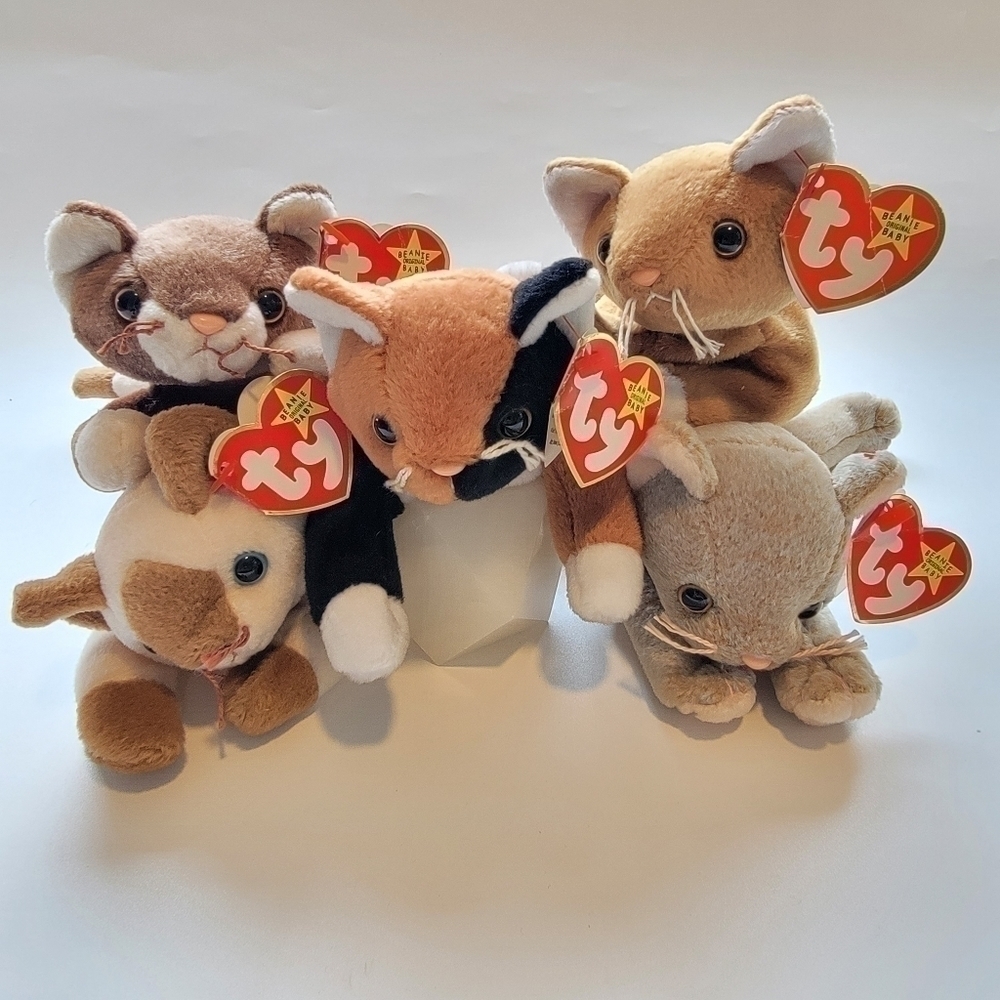 SCAT the Cat -  TY Beanie Baby Vintage Y2K 1998 NWT - Picture 11 of 11